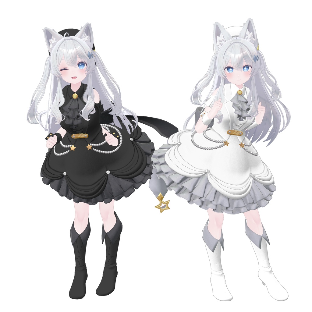 【13アバター対応】アイドル衣装(夕月ティア)【専用衣装】