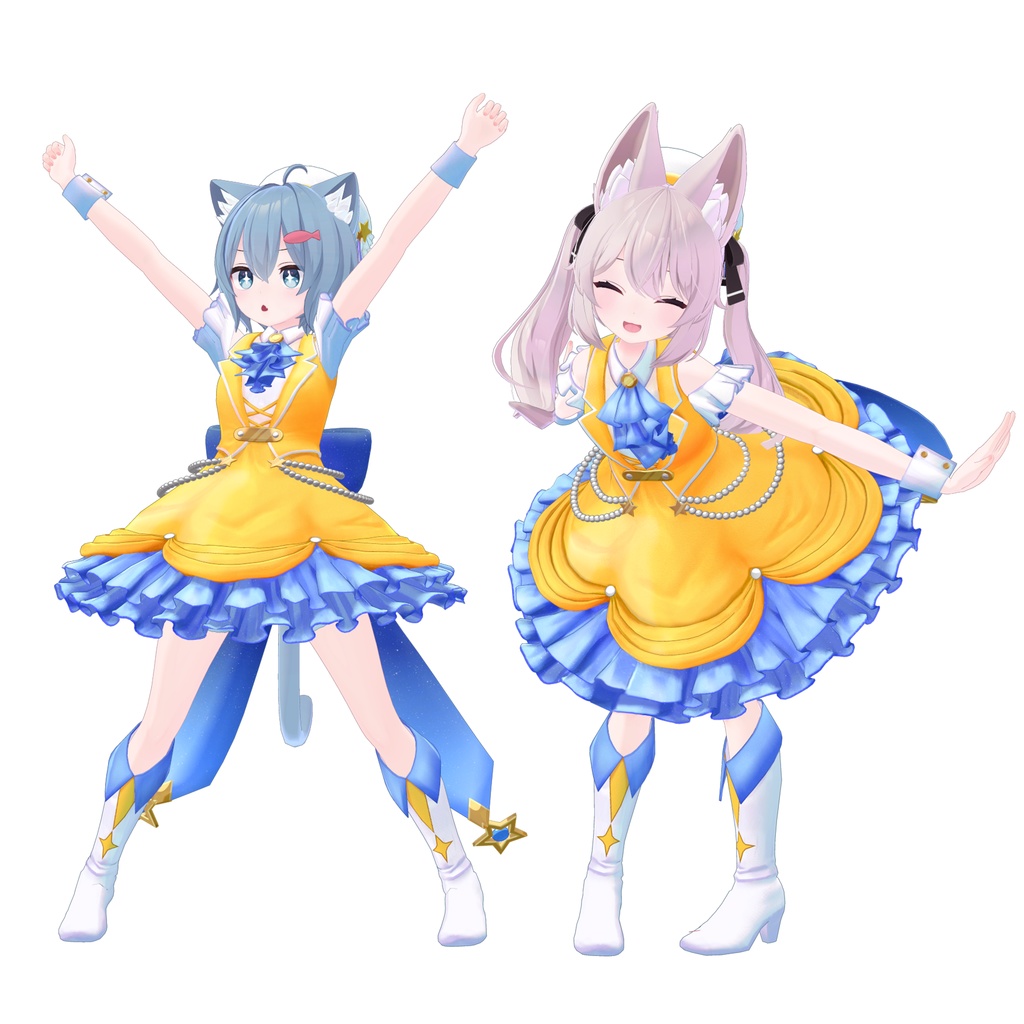 【13アバター対応】アイドル衣装(夕月ティア)【専用衣装】