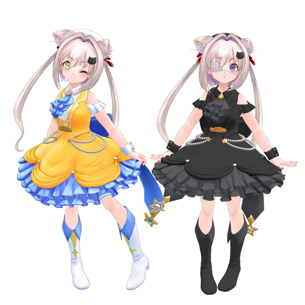 【13アバター対応】アイドル衣装(夕月ティア)【専用衣装】