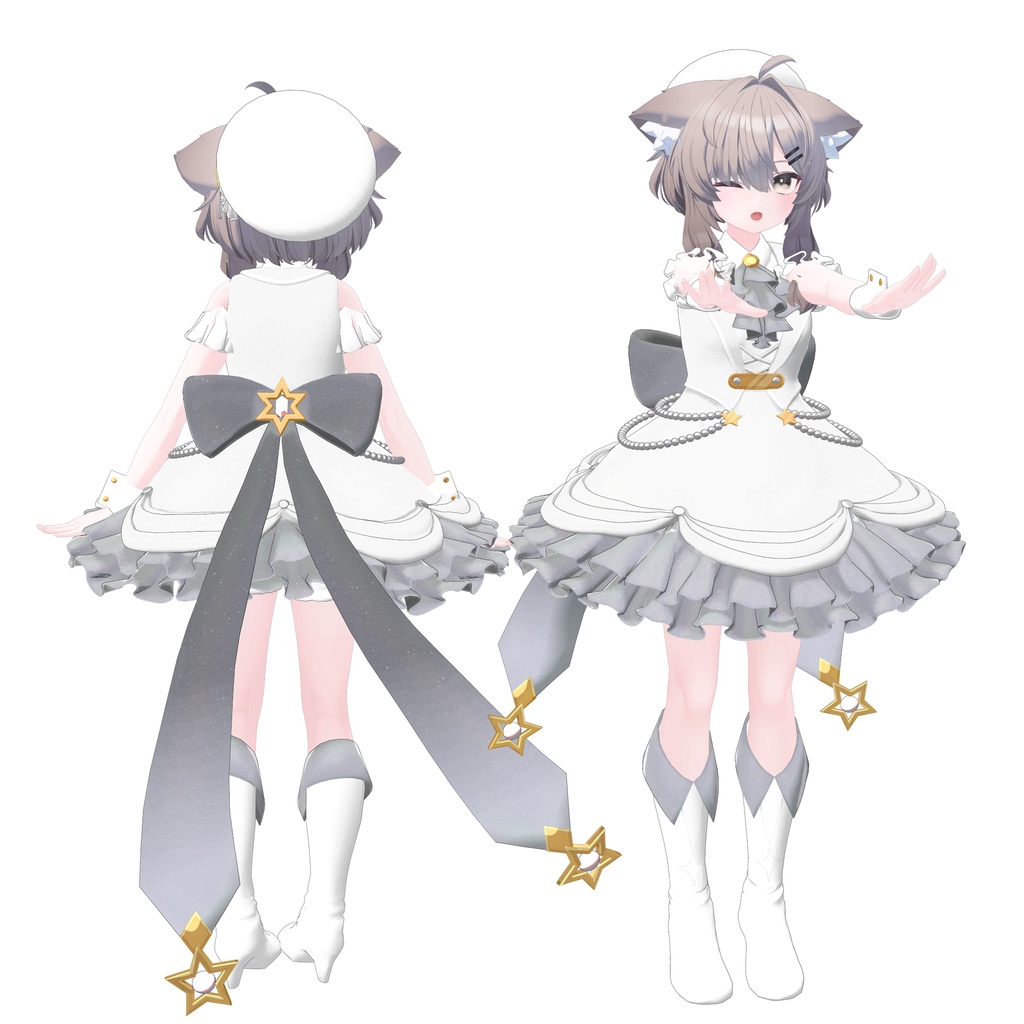 【13アバター対応】アイドル衣装(夕月ティア)【専用衣装】