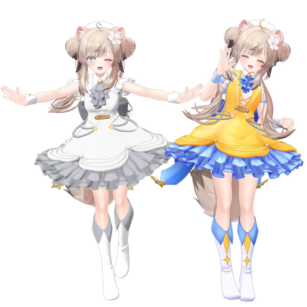 【13アバター対応】アイドル衣装(夕月ティア)【専用衣装】