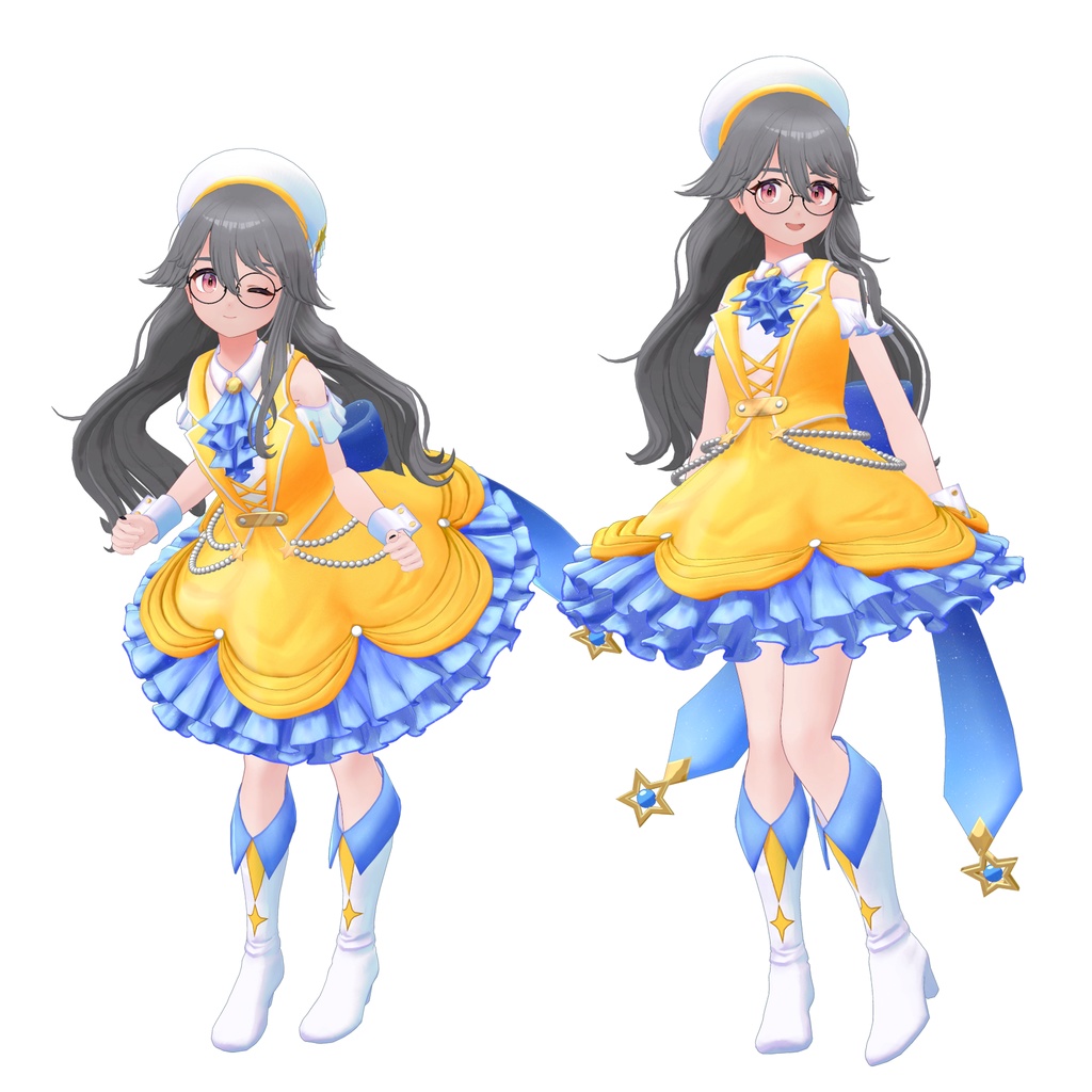 【13アバター対応】アイドル衣装(夕月ティア)【専用衣装】