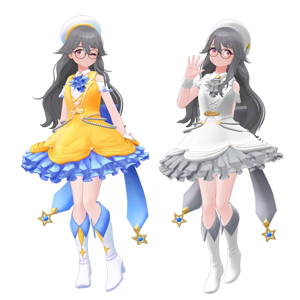 【13アバター対応】アイドル衣装(夕月ティア)【専用衣装】