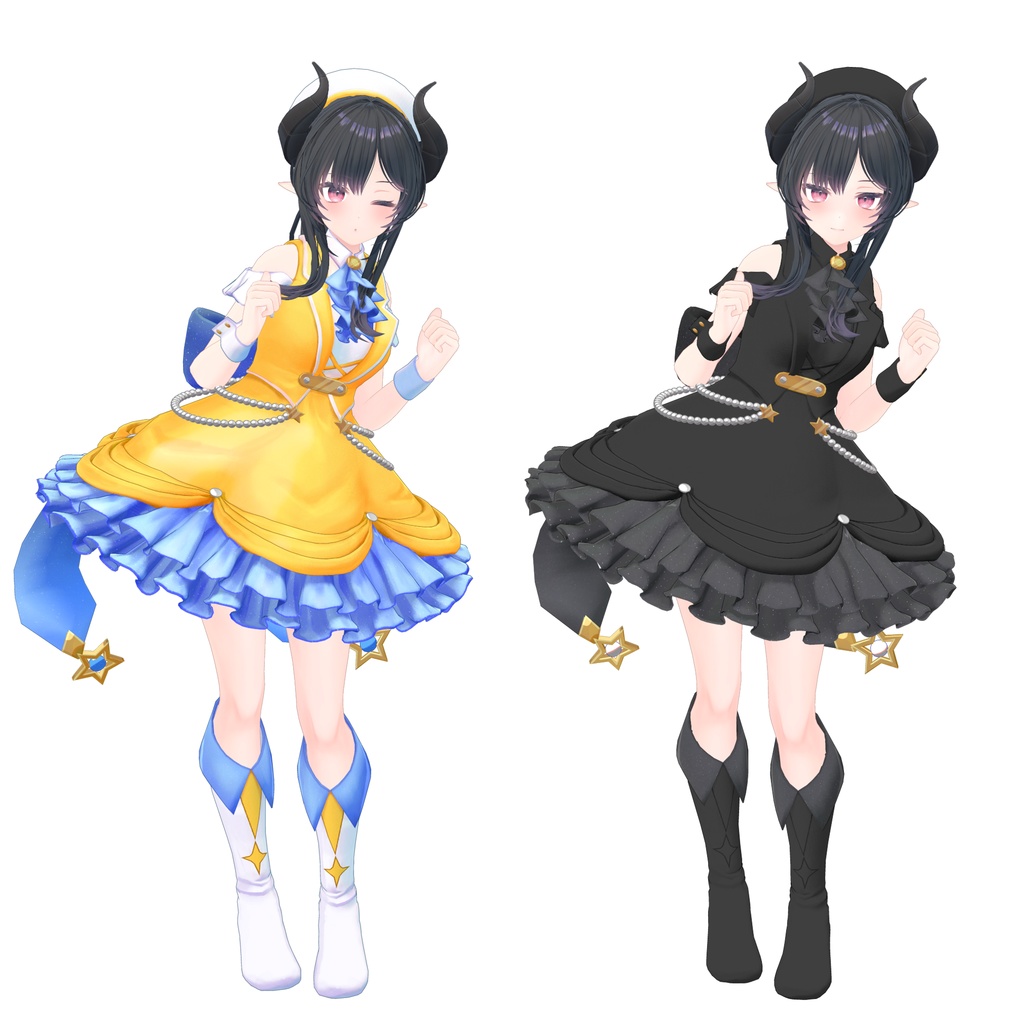 【13アバター対応】アイドル衣装(夕月ティア)【専用衣装】