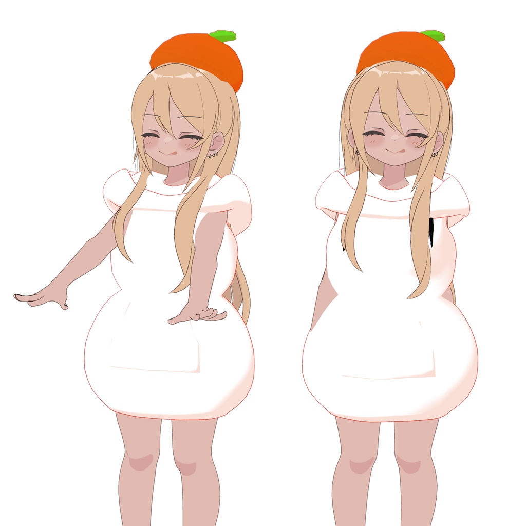 【凪夜瑠璃 対応】ねこぽっぷパーカー!+猫耳しっぽ