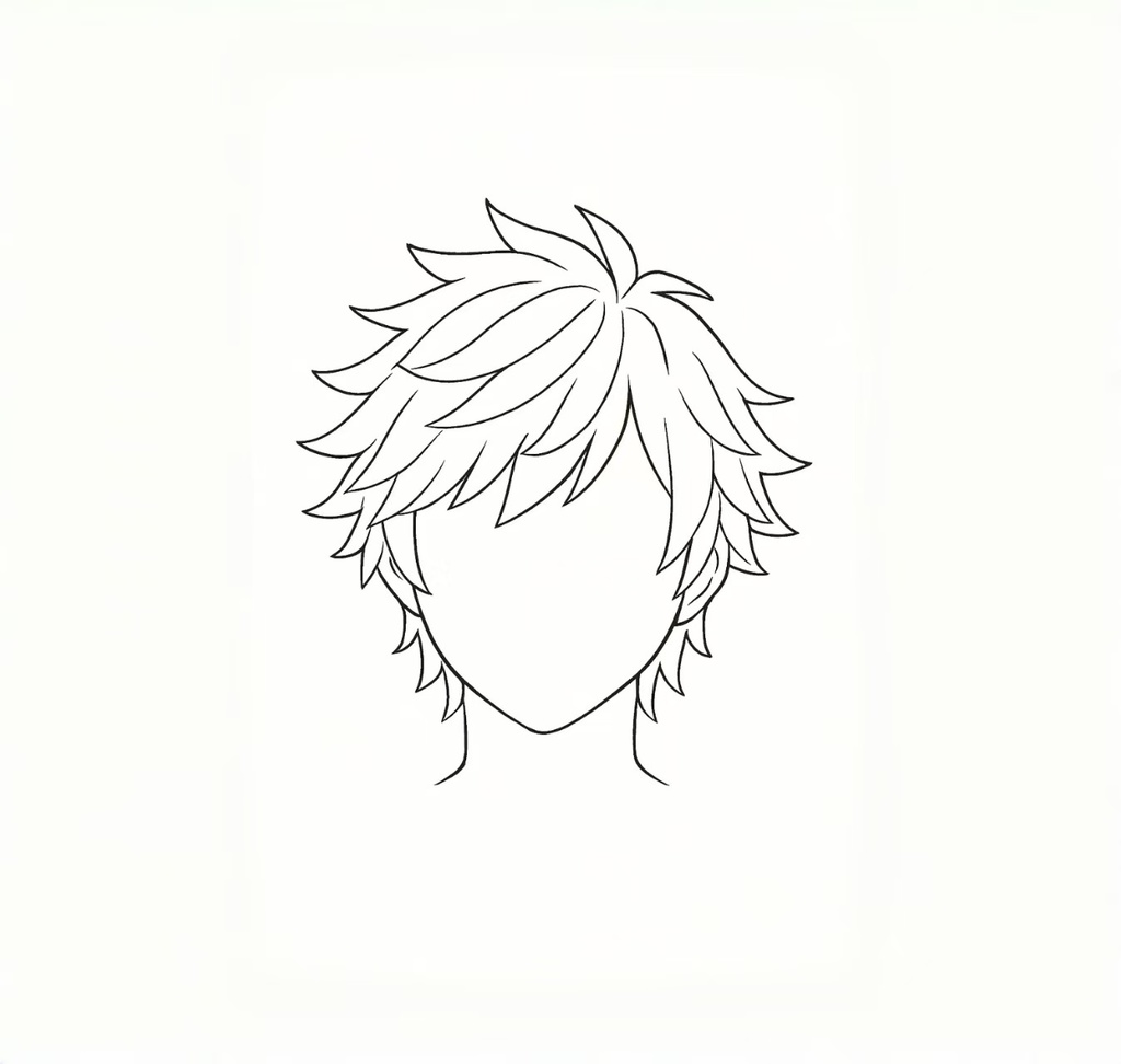 3Dモデル制作ヘアパーツ髪パーツ オーダーメイド ねんどろいどどーる等向き