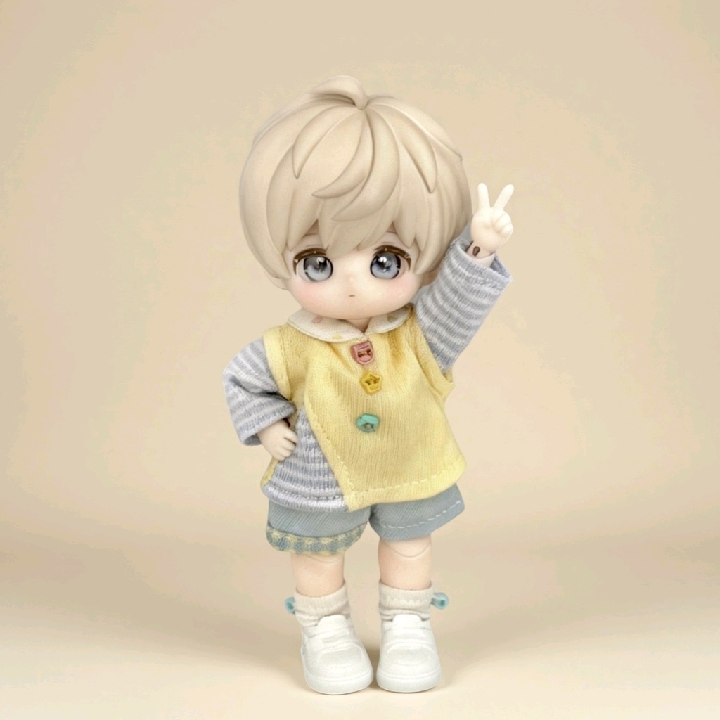 夏用ゆったりウェア ねんどろいどどーる·オビツ11 等向き