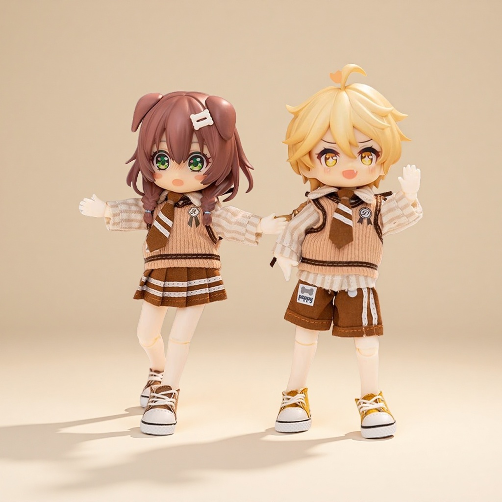 スクールウェアセット ねんどろいどどーる·オビツ11 等向き