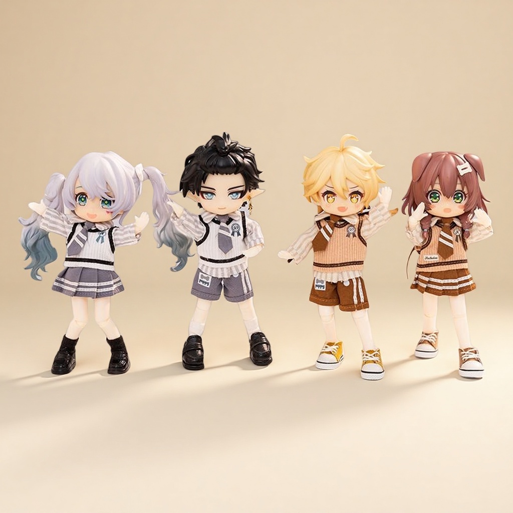 スクールウェアセット ねんどろいどどーる·オビツ11 等向き
