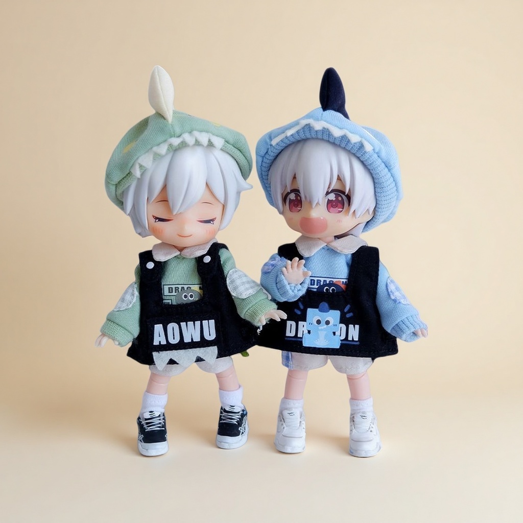 恐竜スタイルのセット ねんどろいどどーる·オビツ11 等向き