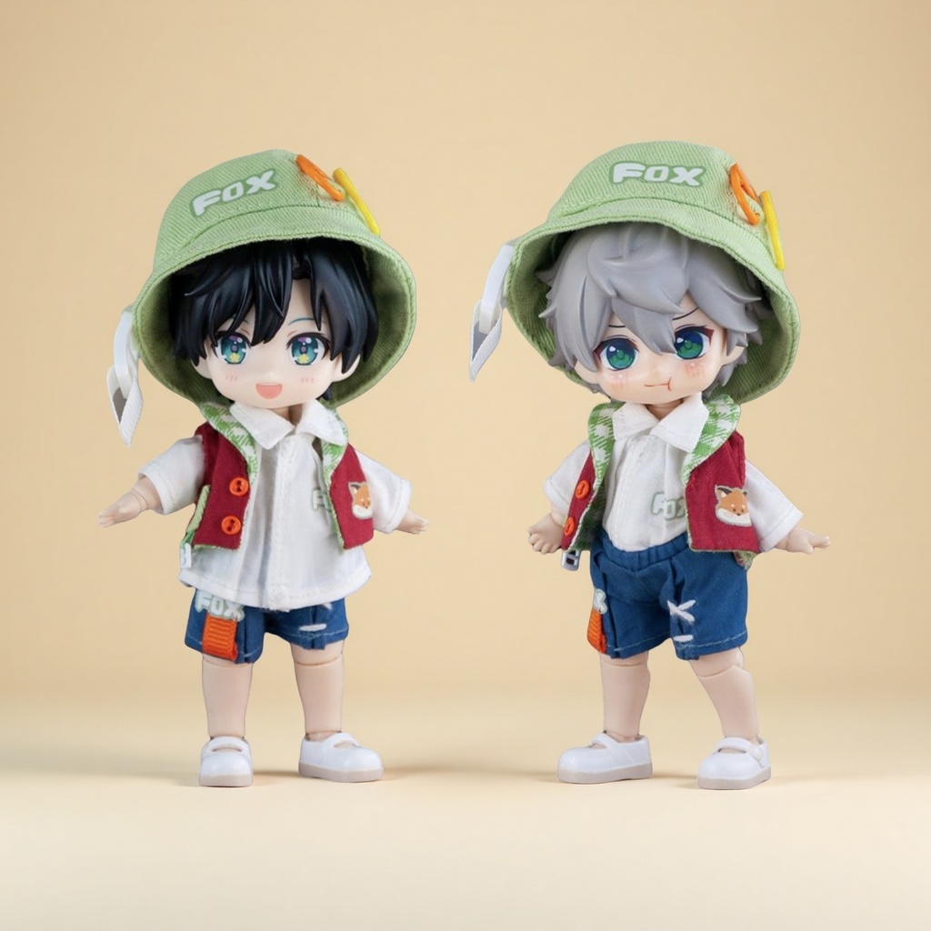 キツネスタイルのセット ねんどろいどどーる·オビツ11 等向き