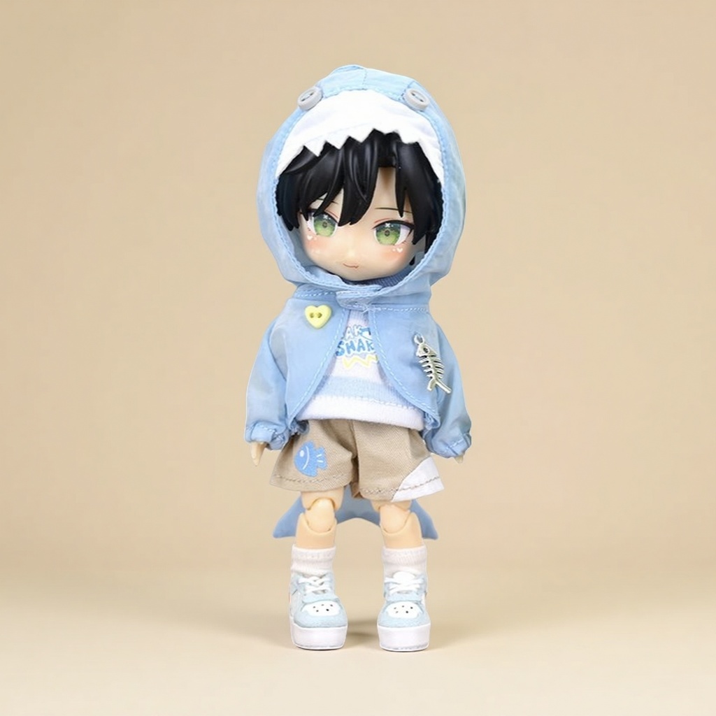 サメスタイルのセット ねんどろいどどーる·オビツ11 等向き