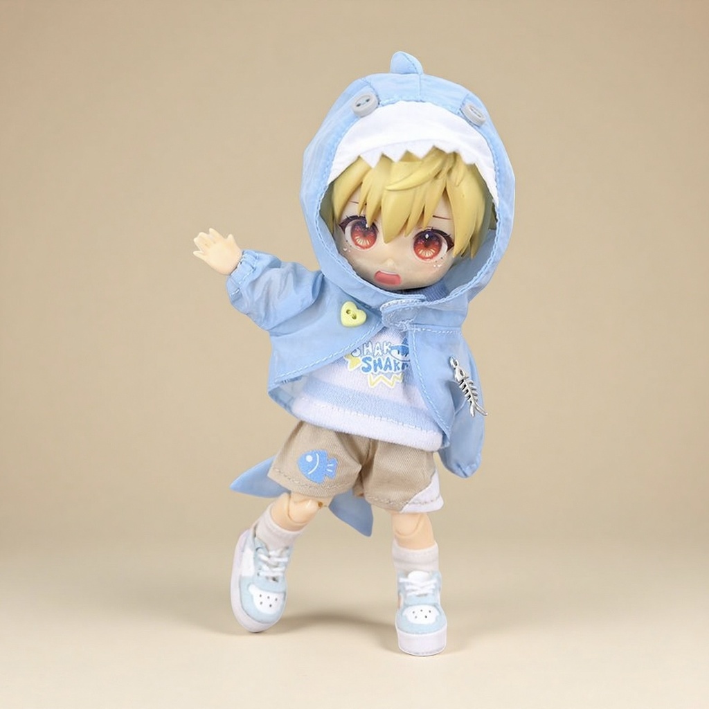 サメスタイルのセット ねんどろいどどーる·オビツ11 等向き