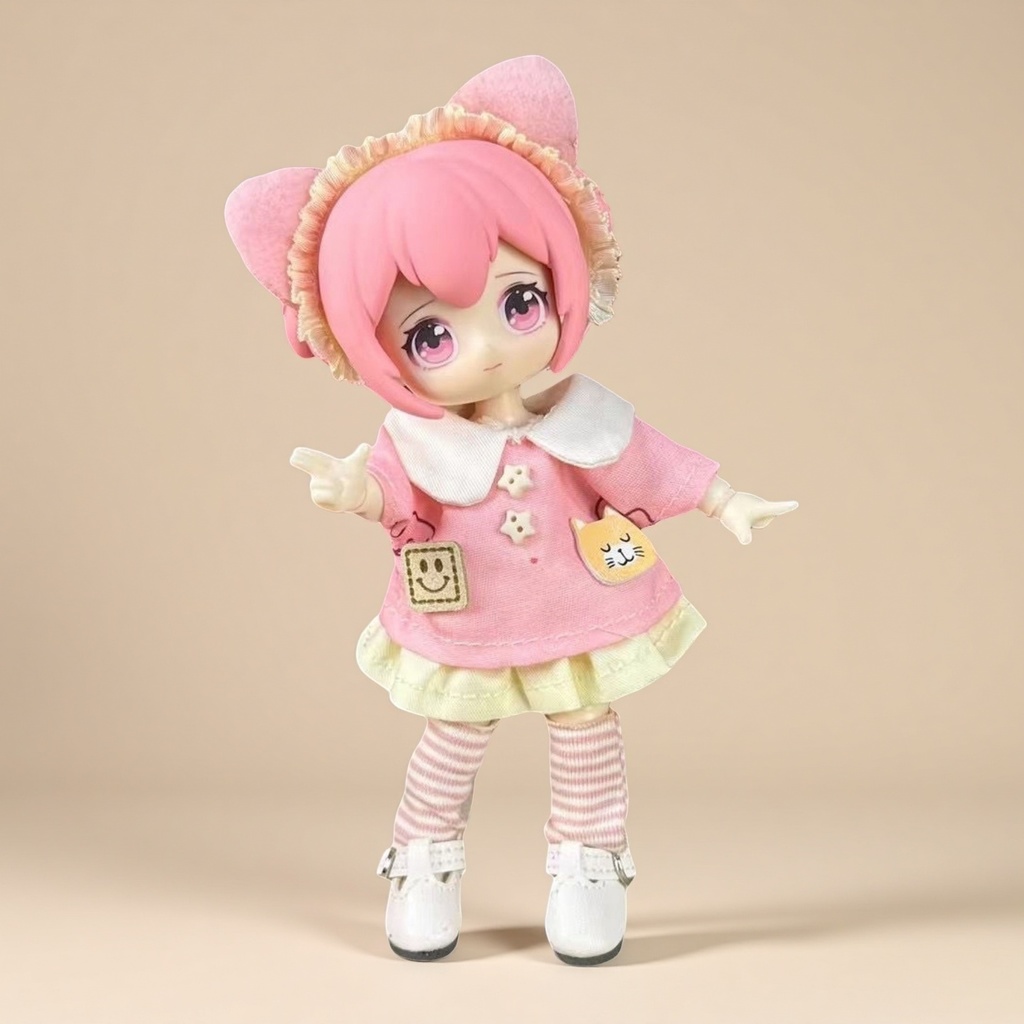 猫スタイルのセット ねんどろいどどーる·オビツ11 等向き