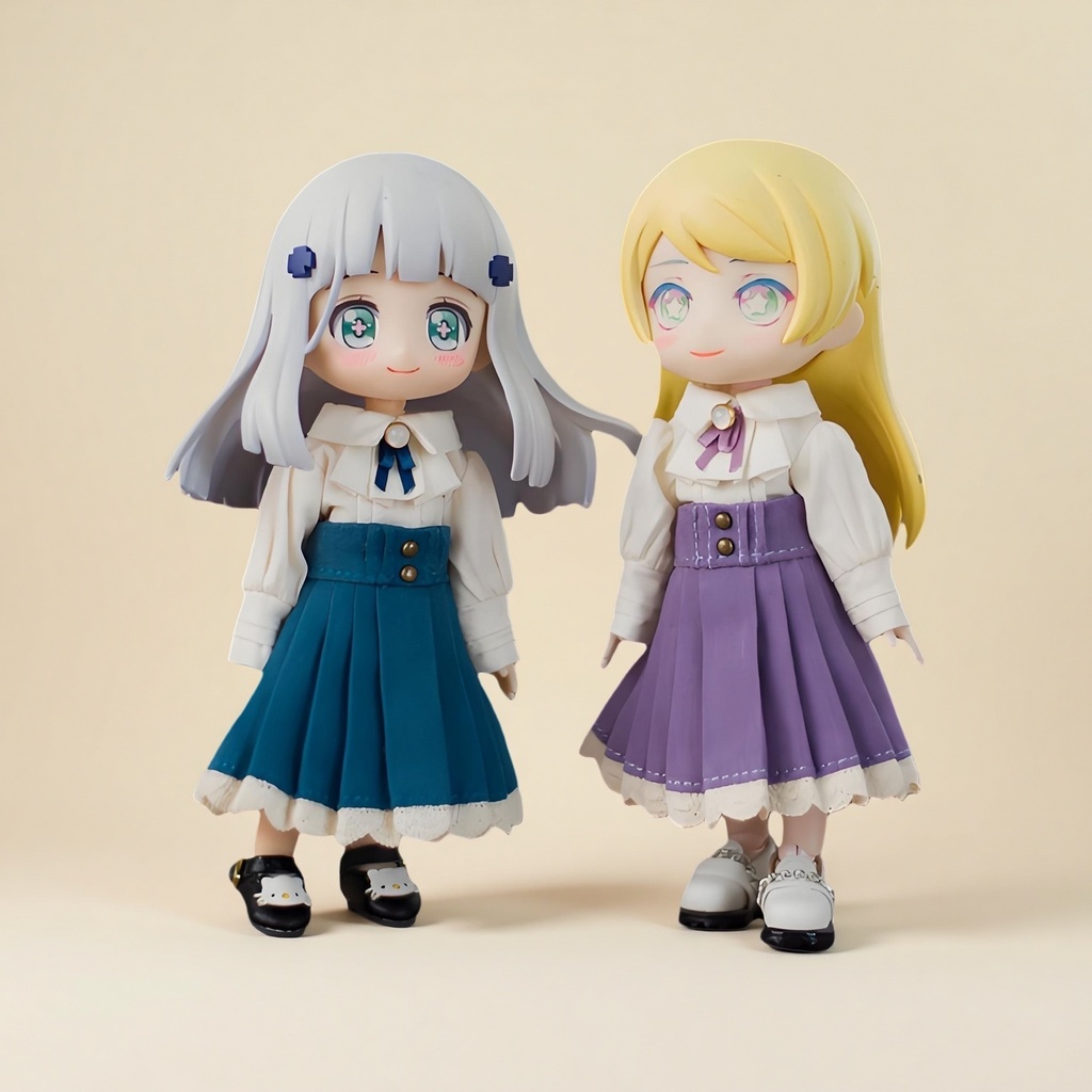ソフトガールスタイルのセット オビツ11・ねんどろいどどーるなどの共有サイズ