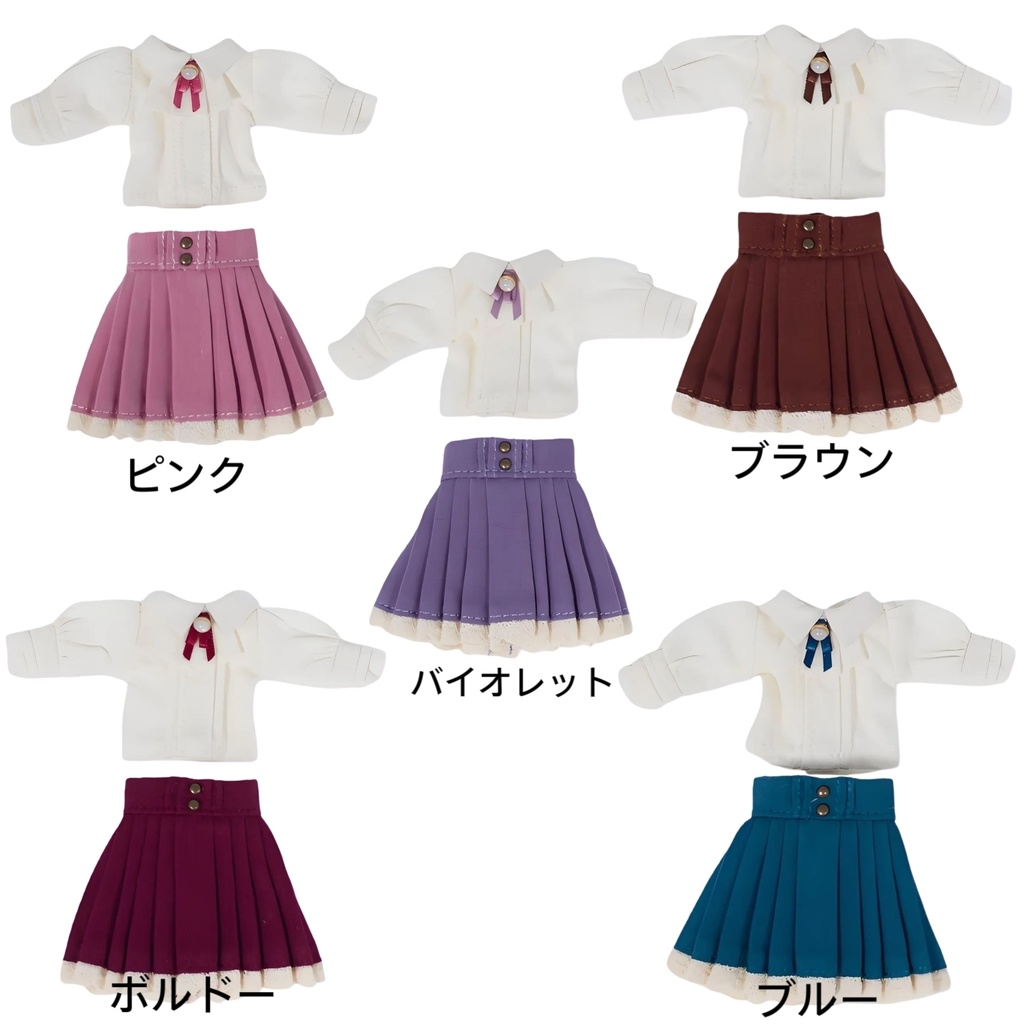 ソフトガールスタイルのセット オビツ11・ねんどろいどどーるなどの共有サイズ