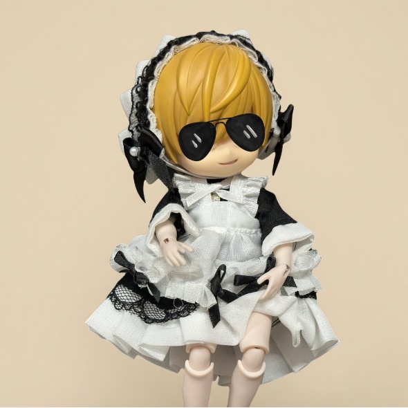 メイド服 オビツ11・ねんどろいどどーるなどの共有サイズ