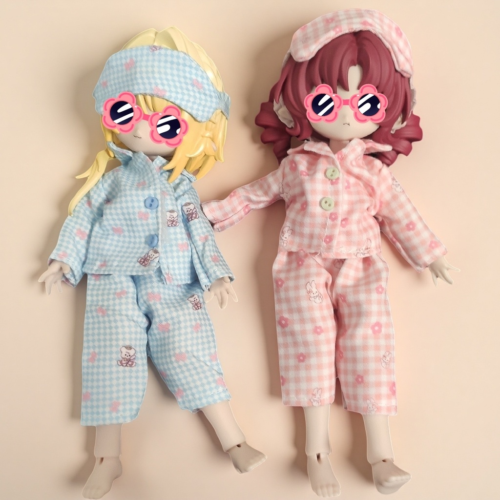 パジャマ オビツ11・ねんどろいどどーるなどの共有サイズ