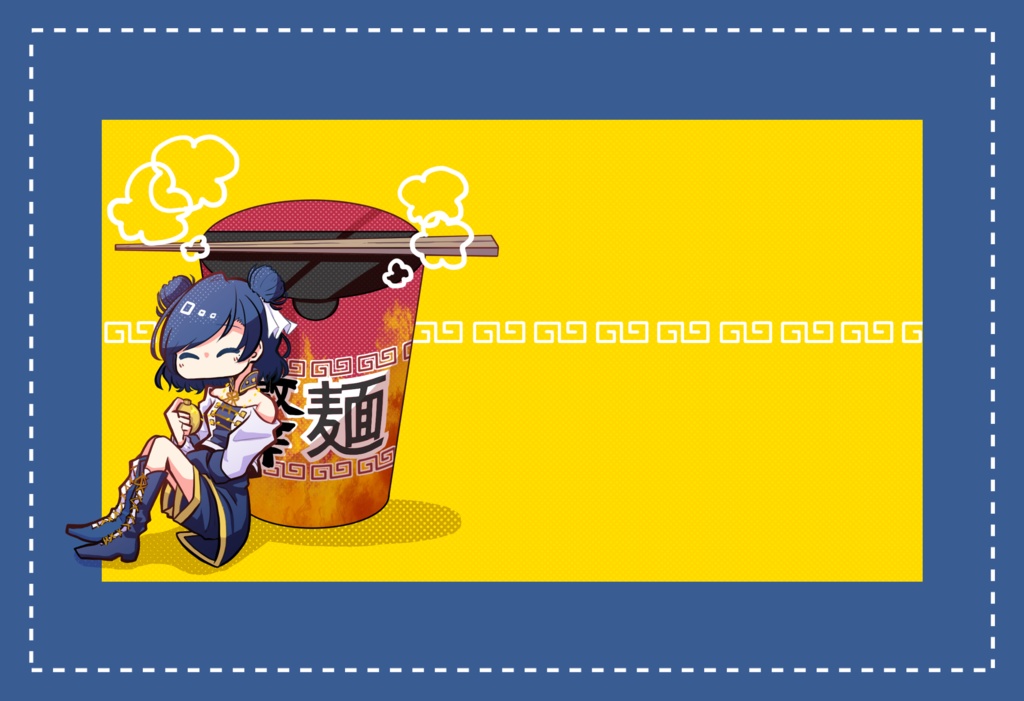 【アクリル時計】麺面