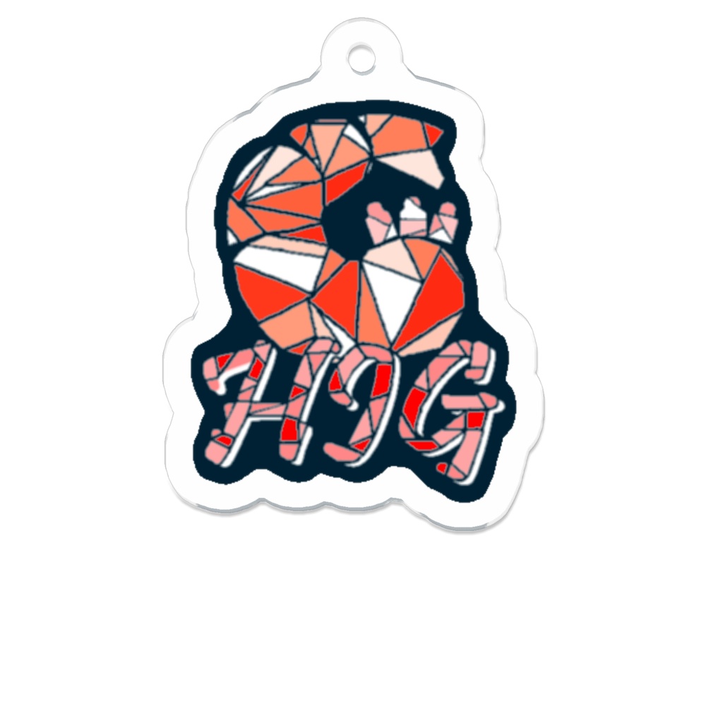 HIGロゴ アクリルキーホルダー