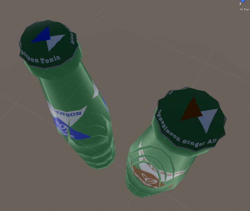 無料 3Dモデル 瓶入り炭酸飲料