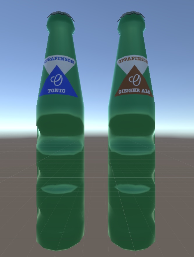 無料 3Dモデル 瓶入り炭酸飲料