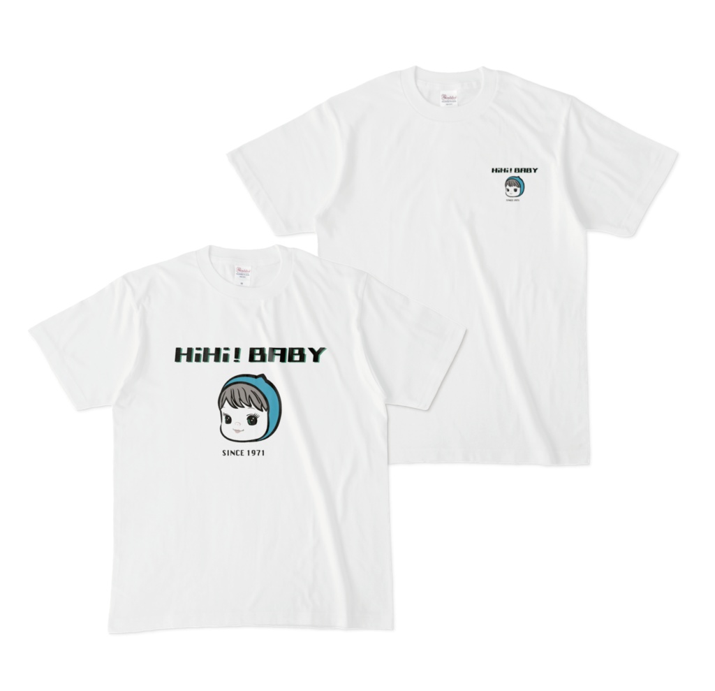 ハイハイベイビー Tシャツ（ロゴ小、BIGロゴ）