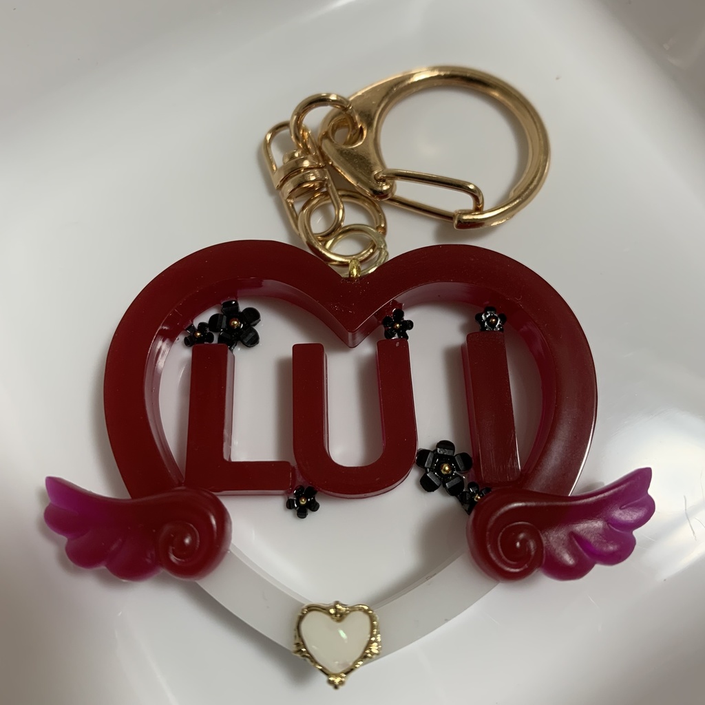 ハンドメイド　キーホルダー　鷹嶺ルイ　イメージ
