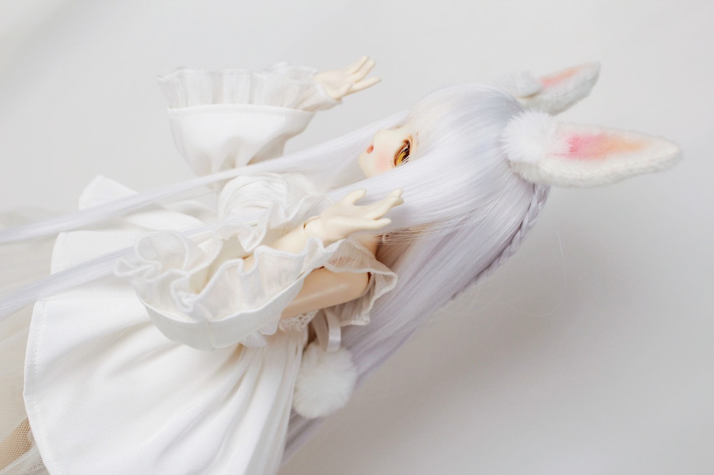 ウサギ耳ウサギしっぽセット/DD.MDD向/