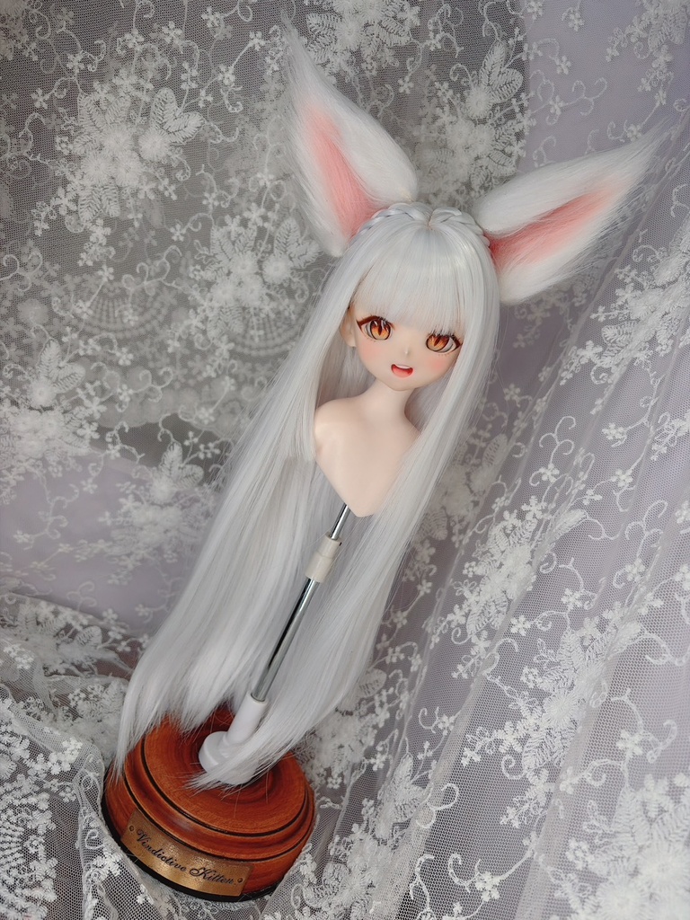 長毛の狐耳&狐しっぽセット/DD.MDD向/