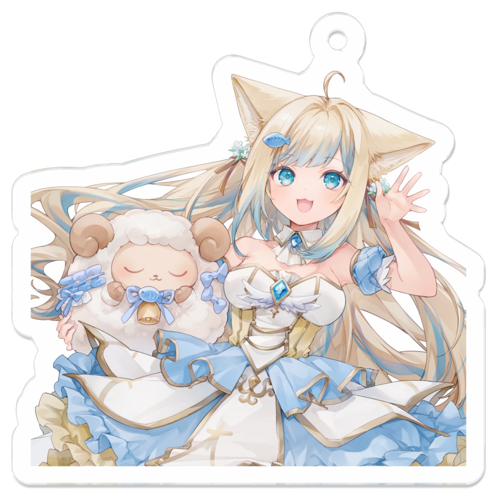 戌妃ぽて・アクリルキーホルダー【キービジュアル】