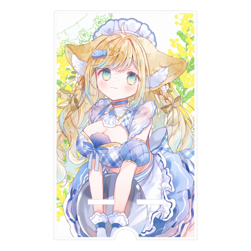 戌妃ぽて・アクリルスマホスタンド【メイド服・キービジュアル】
