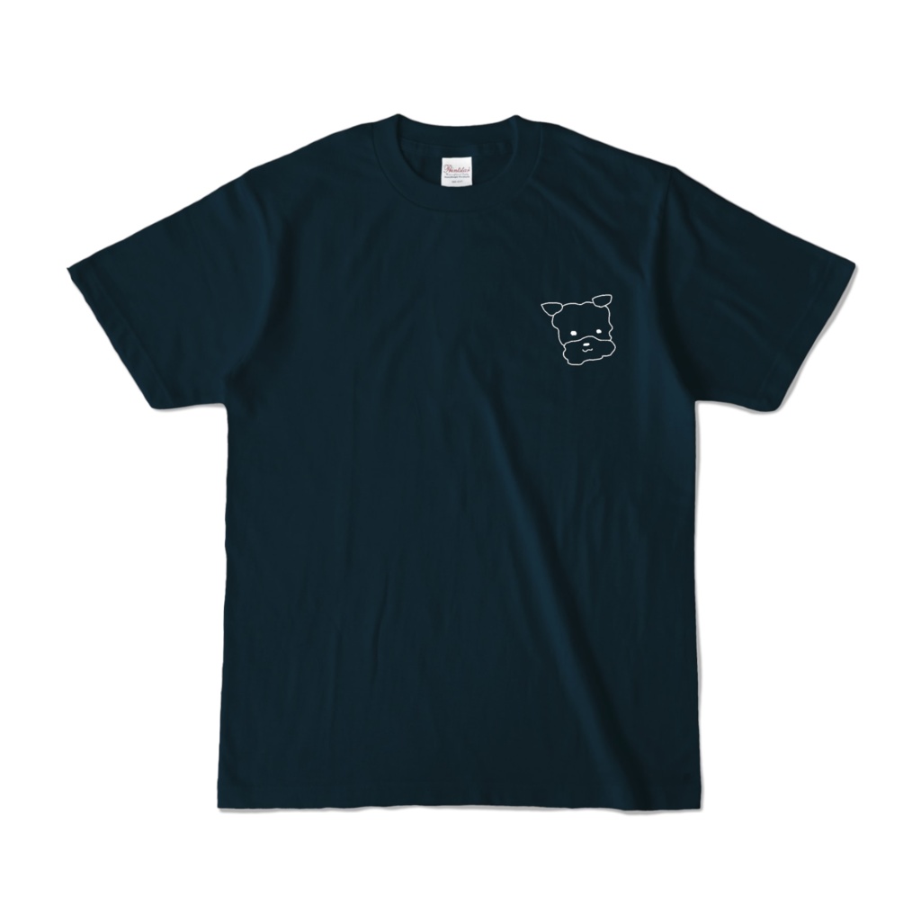 戌妃ぽて・わんわんＴシャツ【手描き・ワンポイントプリント】S～XL
