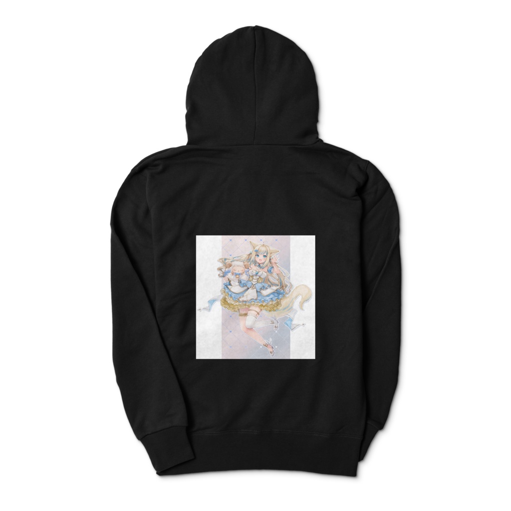 戌妃ぽて・パーカー【背面キービジュアル】S~XL