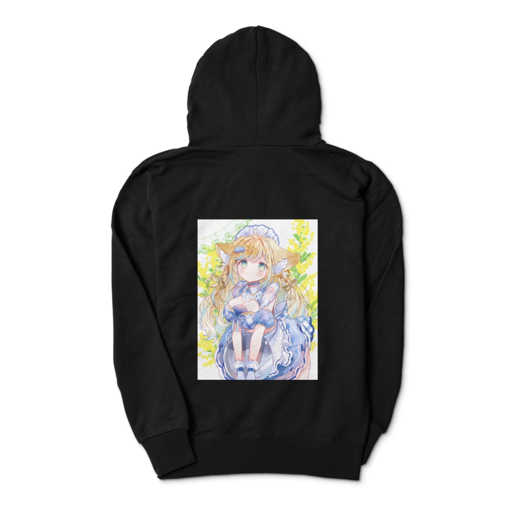 戌妃ぽて・パーカー【背面メイド服】S~XL
