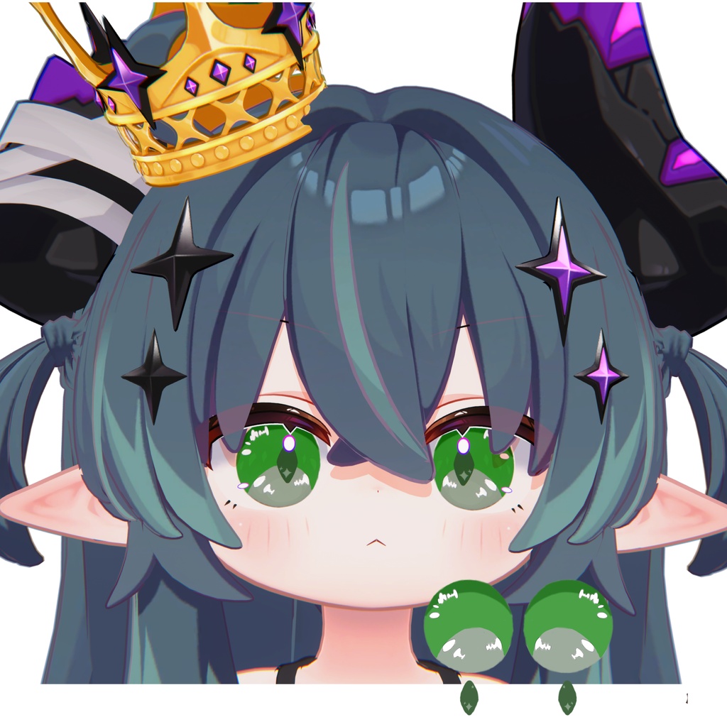 【邪竜メルヴィ対応セール中】レガリアアイテクスチャ~Regalia EYES Texture~