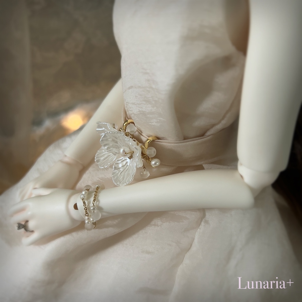 【即納】Mermaid fish tail dress set-人魚姫のドレスセット-Shell white-