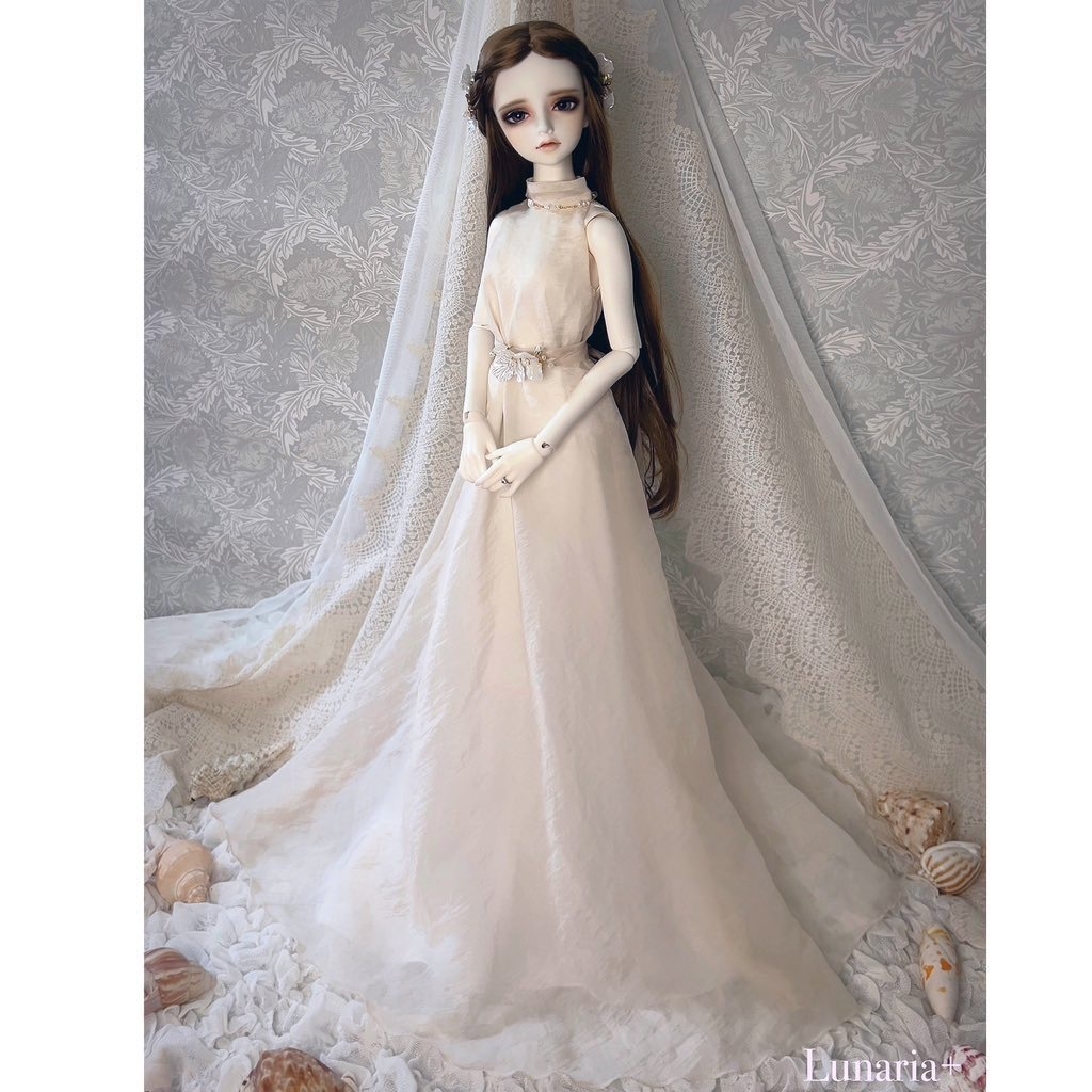 Anniversary sale!【即納】Mermaid fish tail dress set-人魚姫のドレスセット-Shell white-