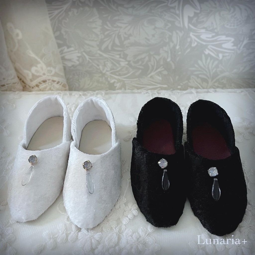 Anniversary sale!【即納】SD17 boy size✴︎Schwan und schwarzer-Slipper✴︎ -白鳥と黒鳥のローファー-