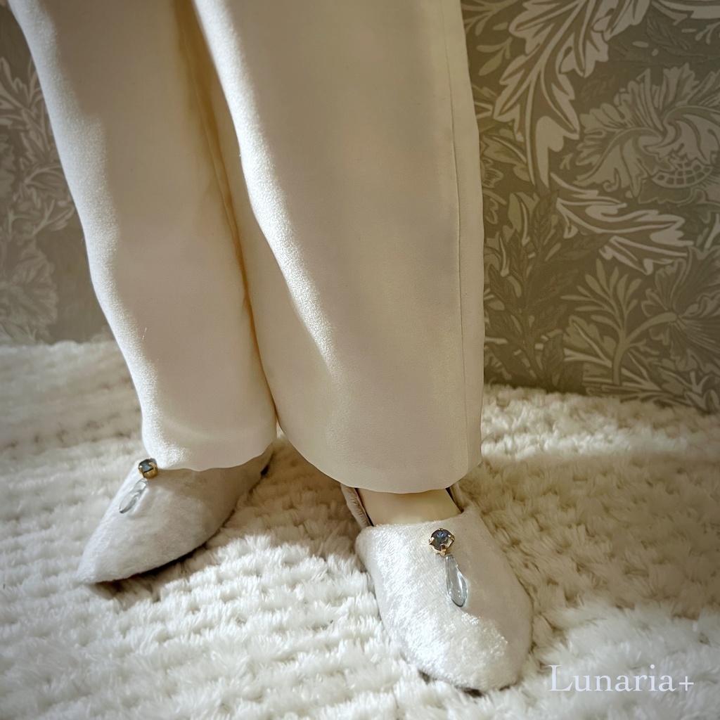 【即納】SD17 boy size✴︎Schwan und schwarzer-Slipper✴︎ -白鳥と黒鳥のローファー-