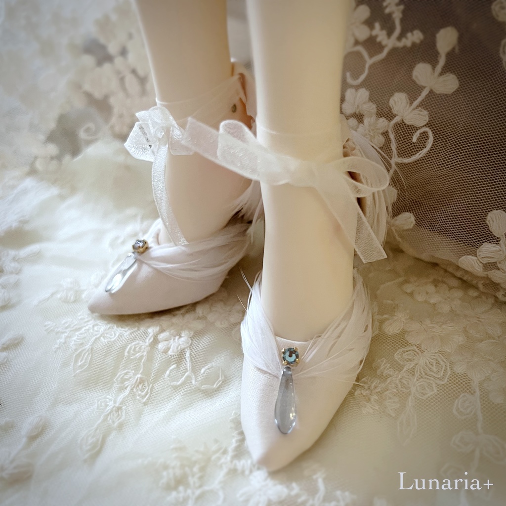 【即納】SDGr girl size✴︎Schwan und schwarzer-High-Heel-Schuhe✴︎ -白鳥と黒鳥のヒールシューズ-