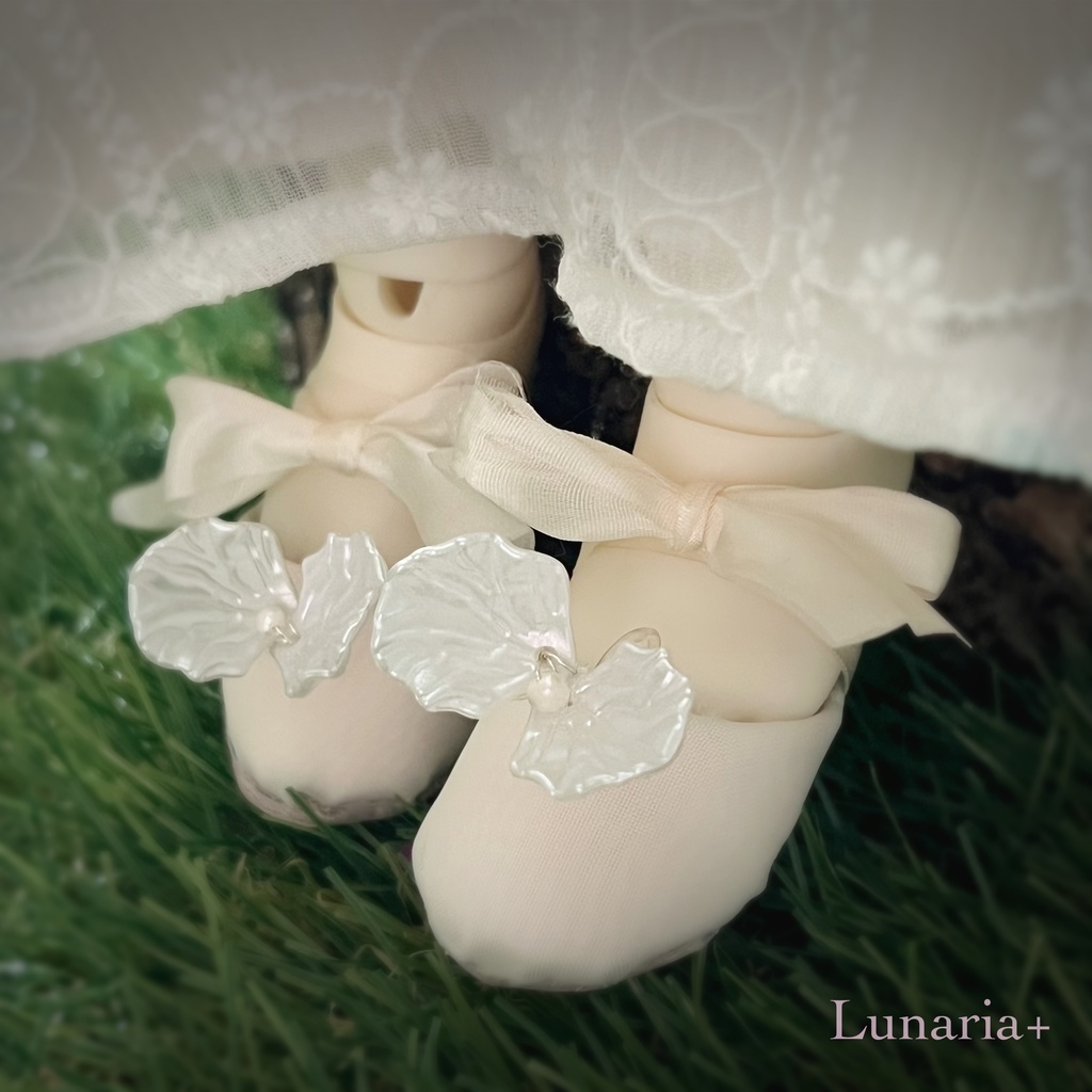 【即納】SDM size Floral fairy Mules-花の妖精のミュール貝蝶々のチャーム付き-