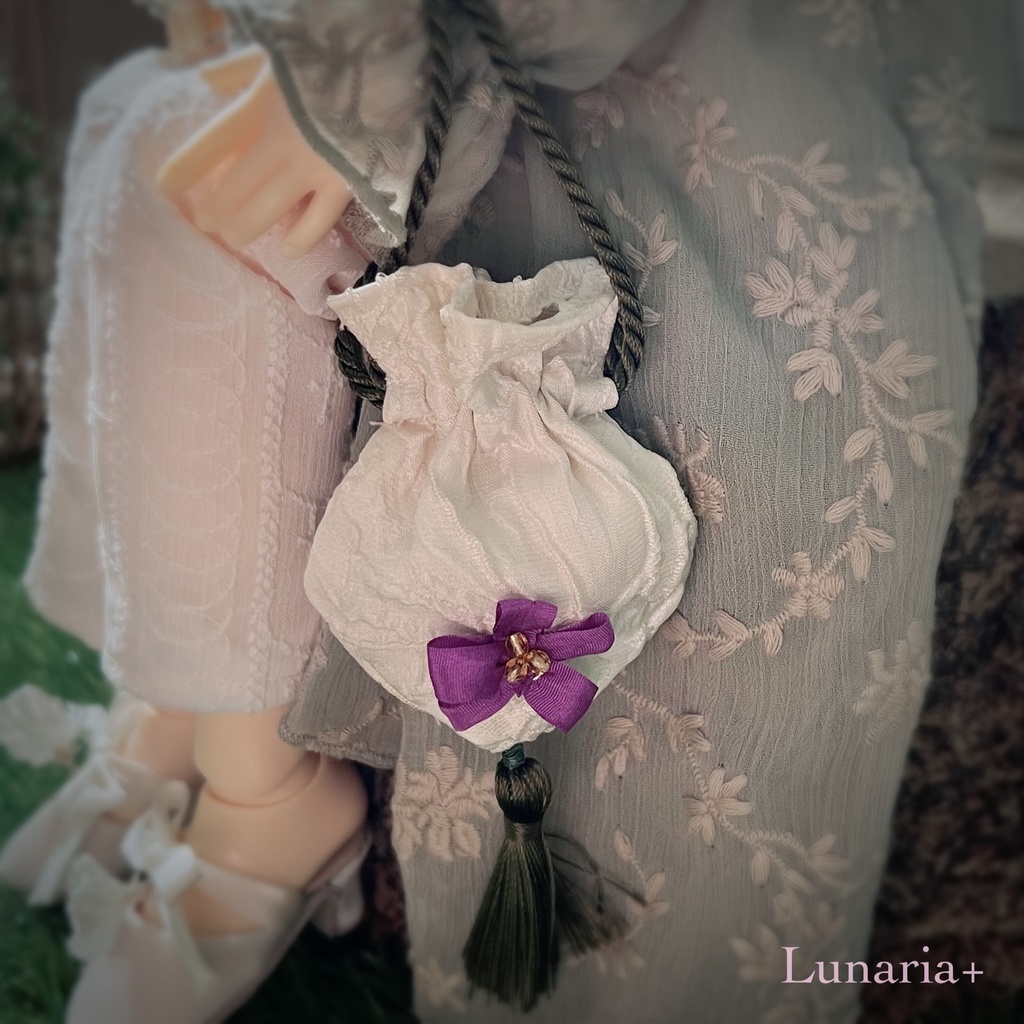 【即納】Potpourri pochette-タッセル紐付きポプリポシェット(巾着タイプの匂い袋)-︎