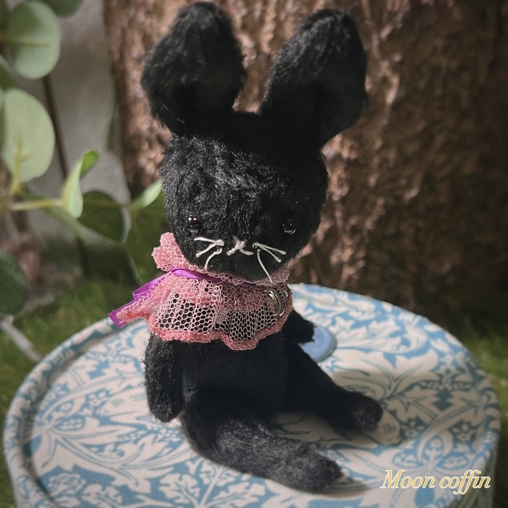 【即納】petite Moon rabbit set-ブラックムーンラビットセット-