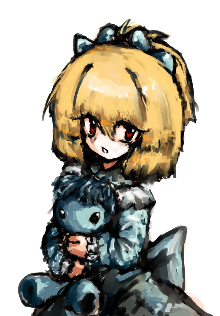 金髪少女 立ち絵 素材