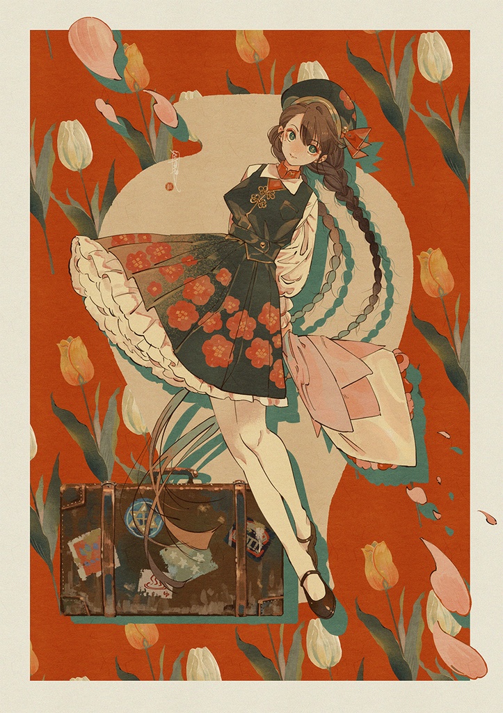 『春旅丹杏』アクリルブロック