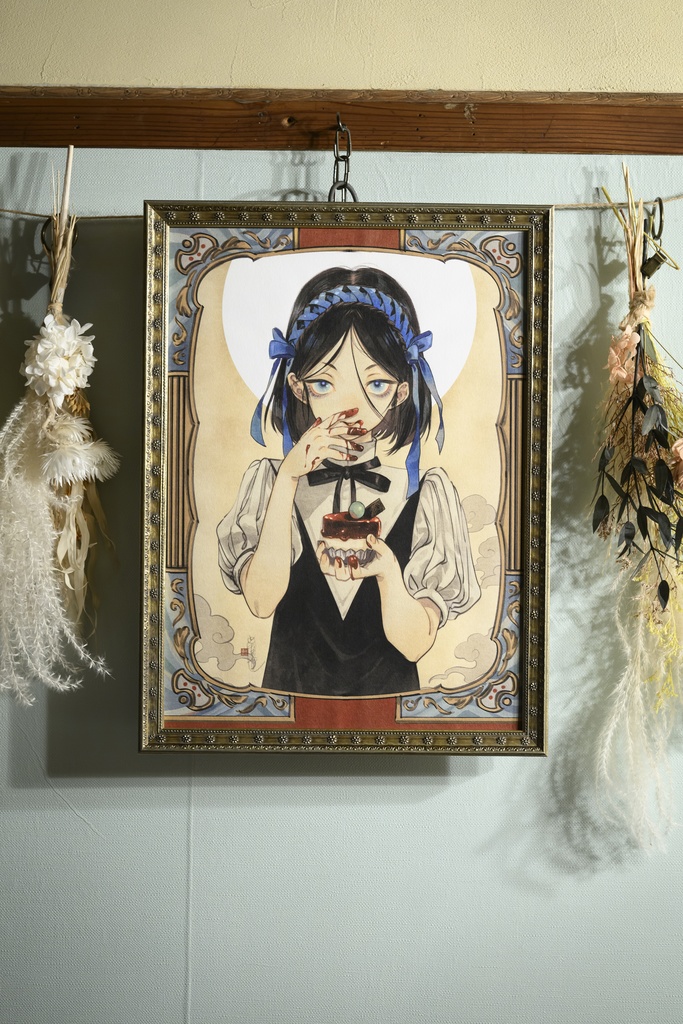 リア 複製原画 サイン入り