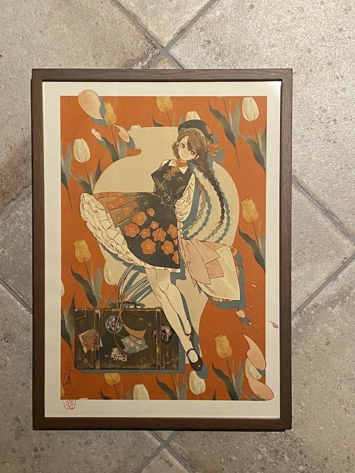 春旅丹杏 複製原画　サイン入り