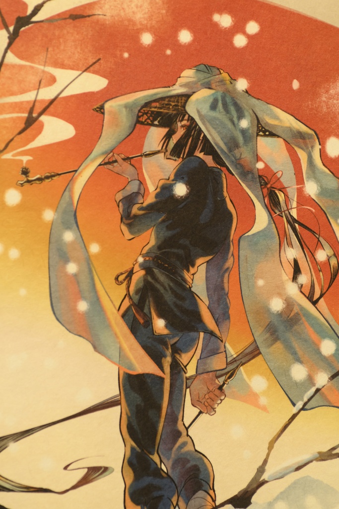 雪筐 掛け軸【一点もの】