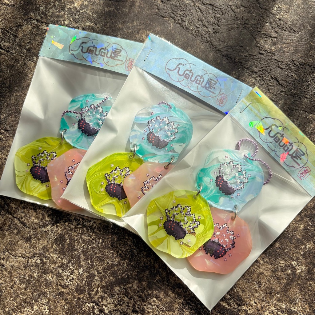 連結彩蟲アクキー